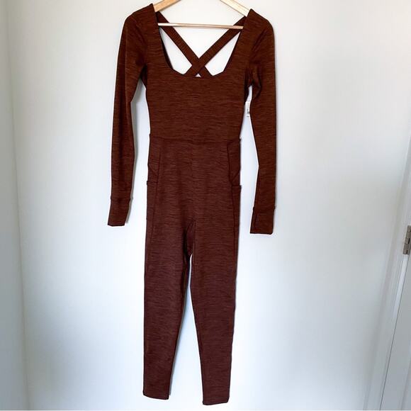 NWT Free‎ People Relieve Cross Back Jumpsuit - Picture 5 of 11